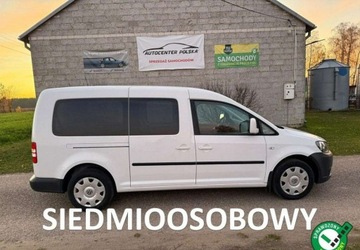 Volkswagen Caddy III Kombi Facelifting 2.0 EcoFuel 109KM 2011 Volkswagen Caddy 2.0 MPI 109 KM MAXI 7 osobowy 2.0 BenzynaLPG 109KM