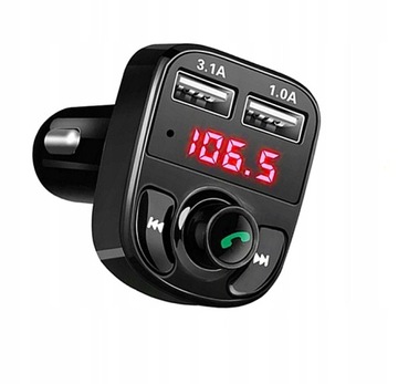 FM B7D14 MP3 SD ŁADOWARKA 2XUSB TRANSMITER BLUETOO
