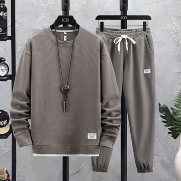 2024 Spring Autumn New Men's Two Piece Set Linen F