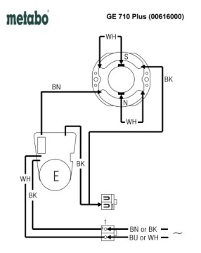 Цанга Metabo для шлифовальной машины GEP 710 Plus