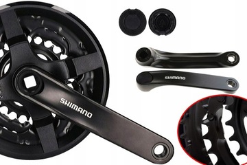 ШЕРПИН SHIMANO FC-TY301 ALU 3-скоростной 48x38x28 L=170 мм