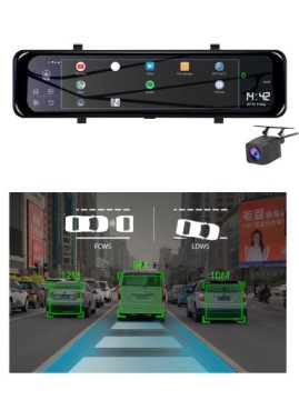 Зеркальная камера для автомобильного регистратора HA301U, 4 ГБ