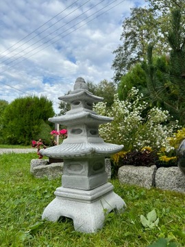 БЕТОННАЯ САДОВАЯ ФИГУРКА - ЯПОНСКАЯ ПАГОДА НА ОСНОВАНИИ