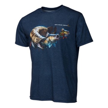 KOSZULKA SAVAGE GEAR CANNIBAL BLUE MELANGE-L