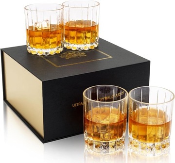 Szklanki do whisky 260ml 4 sztuki KANARS
