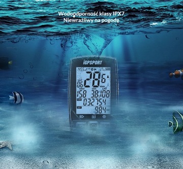 Велокомпьютер с GPS iGPSPORT IGS50E WH