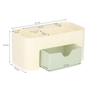 ОРГАНАЙЗЕР ДЛЯ КОСМЕТИКИ ШКАТУЛКА ДЛЯ ЮВЕЛИРНЫХ УКРАШЕНИЙ НАСТОЛЬНАЯ КОНТЕЙНЕРНАЯ КОРОБКА