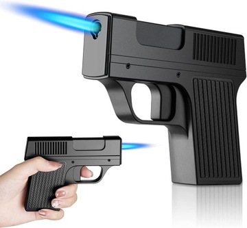 PAPIEROŚNICA 10 PAPIEROSÓW ZAPALNICZKA PISTOLET