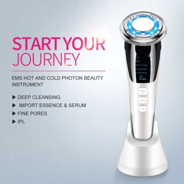 Горячий холодный ионофорез со светодиодной подсветкой EMS Gel Face