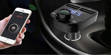 АВТОМОБИЛЬНЫЙ ПЕРЕДАТЧИК BLUETOOTH FM MP3 ЗАРЯДНОЕ УСТРОЙСТВО ДИНАМИК