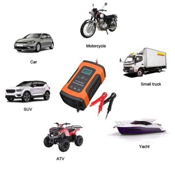 АВТОМАТИЧЕСКИЙ АККУМУЛЯТОРНЫЙ ВЫПРЯМИТЕЛЬ с ЖК-дисплеем 12В/5А