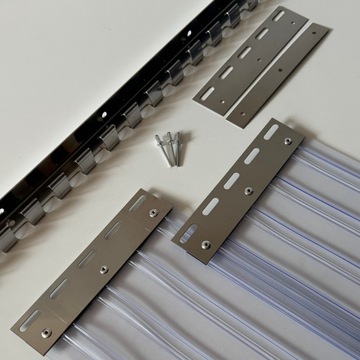 Kurtyna paskowa s: 215cm x h: 240cm, pasy żebrowane PCV 200x2 mm