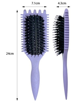 SZCZOTKA DO WŁOSÓW KRĘCONYCH DEFINIUJĄCA LOKI ZWIĘKSZAJĄCA OBJĘTOŚĆ SzW15f