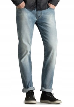 Jack Jones KLASYCZNE męskie JEANSY jasne _ 30/32