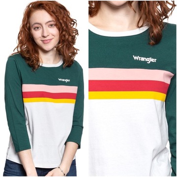 WRANGLER RAINBOW TEE DAMSKI LONGSLEEVE KOSZULKA XS