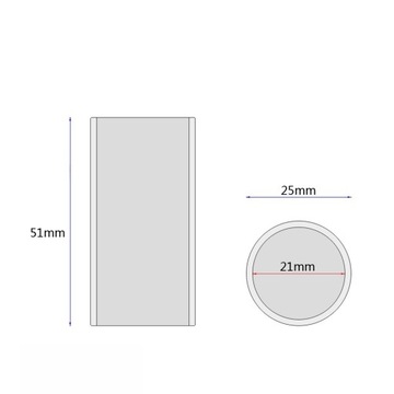 GITARY PALCE SLIDE STAL CHROMOWANA SLIDE Gitarowe