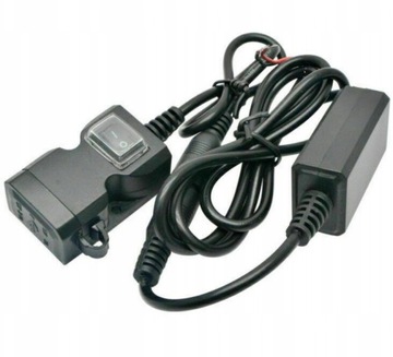 WODOODPORNA ŁADOWARKA MOTOCYKL 2x USB
