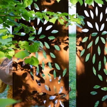 ДЕКОРАТИВНАЯ САДОВАЯ ПАНЕЛЬ КОРТЕН АЖУРНЫЙ ЗАБОР ЗАЩИТНЫЙ ЗАБОР 160 СМ