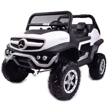 MERCEDES BENZ UNIMOG 4X4,12V14AH/UNIMOG-BIAŁY