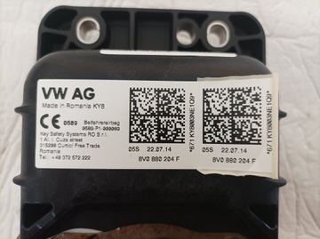 AUDI A3 S3 8V USA DESKA AIRBAG ULOŽENÍ PASAŽÉR