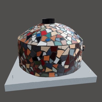 MINI DELUXE печь для хлеба для пиццы 90x90 маленькая, легкая