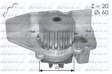DOLZ ČERPADLO VODY CITROEN XANTIA I II XSARA 1.8 16V