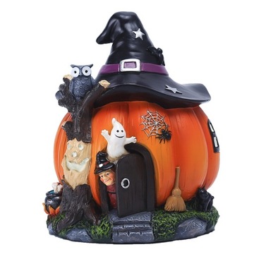 Halloween ozdoby z dyni wiedźmy
