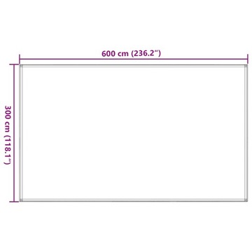 vidaXL Подкладка для палатки Светло-зеленый 300x600 см HDPE