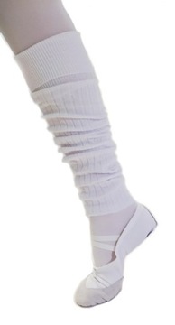 Getry Ocieplacze Nogi Balet Taniec BIAŁE 98-122