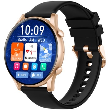 SMARTWATCH ZEGAREK DAMSKI POLSKIE MENU CIŚNIENIE ROZMOWY 3paski SMART WATCH