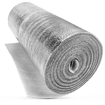 EKRAN ZAGRZEJNIKOWY ODBIJAJĄCY CIEPŁO MATA ALUMINIOWA PIANKA IZOLACYJNA 20m