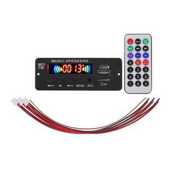 6V 12V DC TF Radio FM Audio Odtwarzacz MP3 Mo