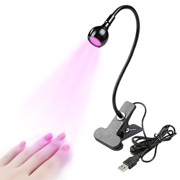 SPN Nails Lampka UV LED 5W do górnych form srebrna