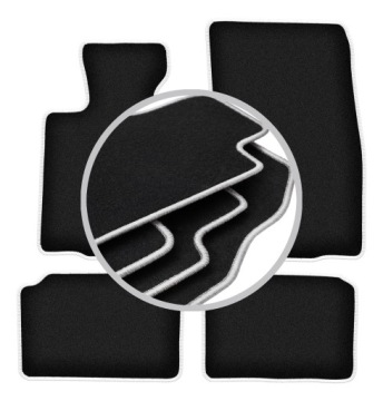 Koberce do auta stříbrné barvy pro: Mini Countryman R60 hatchback 2010-2017