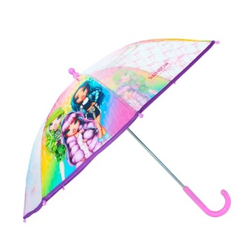 RAINBOW HIGH PARASOLKA Dziecięca Ø67 PRZEŹROCZYSTA