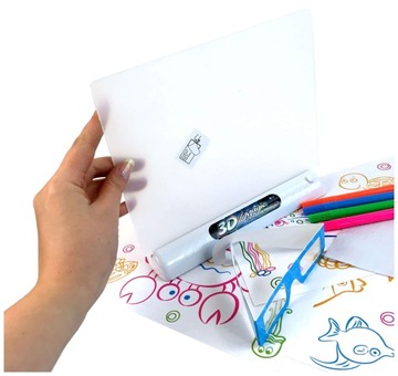ВОЛШЕБНАЯ 3D ДОСКА ДЛЯ РИСОВАНИЯ ДЛЯ ДЕТЕЙ