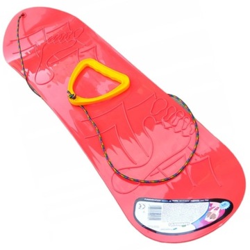 PROSPERPLAST SNOWBOARD S SANKI ŚLIZG CZERWONY
