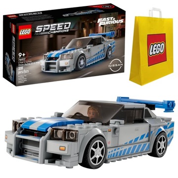 KLOCKI LEGO | SPEED CHAMPIONS 76917 AUTO NISSAN SKYLINE GT-R R34 + TORBA