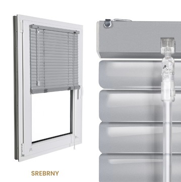 Żaluzja aluminiowa - kolor: czarny wym. 70cm x 220cm