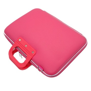 Сумка для ноутбука Розовый Dell Toshiba 15 дюймов кожаный портфель с ручкой