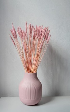 Пудрово-розовый Букет ПШЕНИЦА, СУШЕННОЕ отечественное зерно для пальм