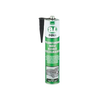 КОРОБКА КЛЕЙ И ГЕРМЕТИК ПОЛИУРЕТАН, ЧЕРНЫЙ