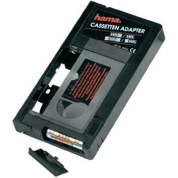 NOWY PROFESJONALNY ADAPTER KASETA MATKA VHS-C S-VHS-C do VHS + BATERIA !
