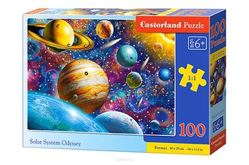 CASTOR PUZZLE 100 SOLAR SYSTEM ODYSSEY PLANETY
