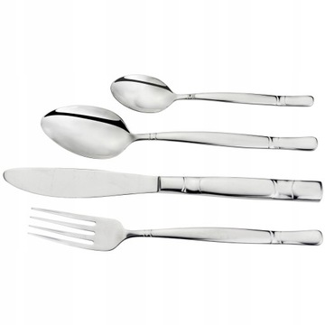 SZTUĆCE 24el / 6 OSÓB STAL POŁYSK JAKOŚĆ 9 WZORÓW