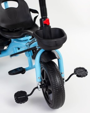 ДЕТСКИЙ ТРЕХКОЛЕСНЫЙ АВТОМОБИЛЬ С ПУШЕРОМ И РЕМНЕМ БЕЗОПАСНОСТИ