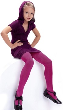 Rajstopy Agatka Knittex r. 128-134 Fuchsia
