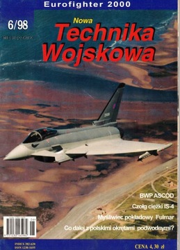 Technika Wojskowa 6/1998 myśliwiec pokładowy Fulmar