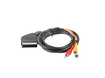 Кабель SCART — 3xRCA LANBERG