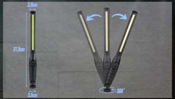 ЛАМПА ДЛЯ МАСТЕРСКОЙ ФАКЕЛ СВЕТОДИОДНАЯ ЛАМПА СИЛЬНЫЙ МАГНИТ СВЕТИТ СИЛЬНУЮ БАТАРЕЮ